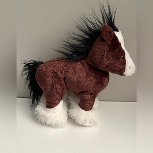 GANZ Webkinz Clydesdale Horse. No code